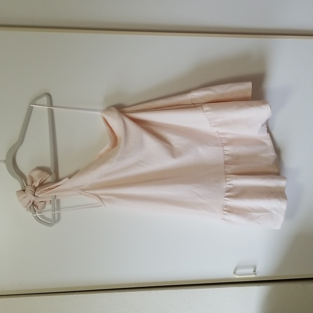 NWT Free People Pink One Shoulder Tie Tunic Top - Size Small